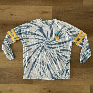 Disney Stitch Ohana Women's M Tie-dye Long Sleeve T-Shirt Lilo And Stitch tee